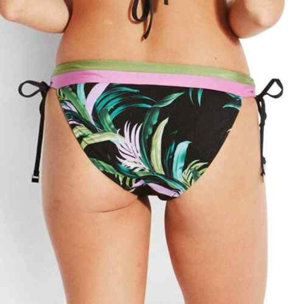 NWOT Seafolly Las Palmas banded tie side hipster bikini bottom